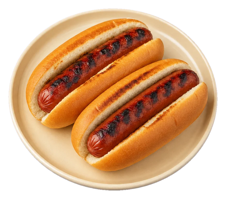 Grilled Hot Dogs
