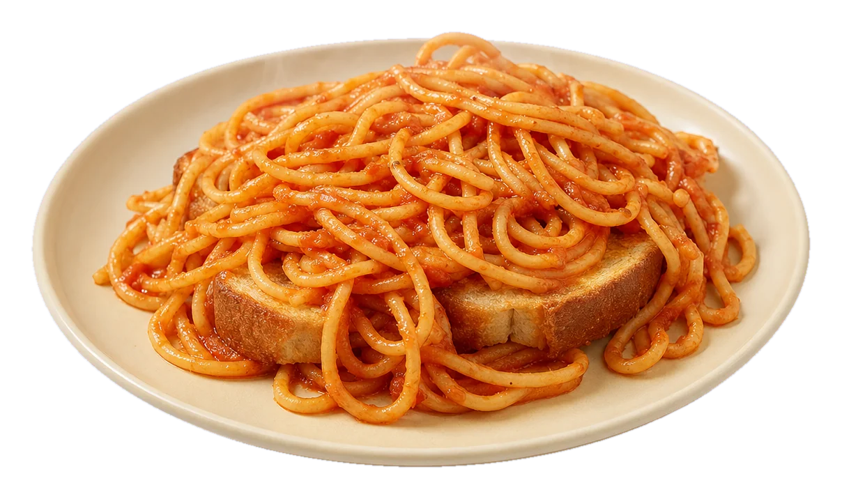 Spaghetti on Toast