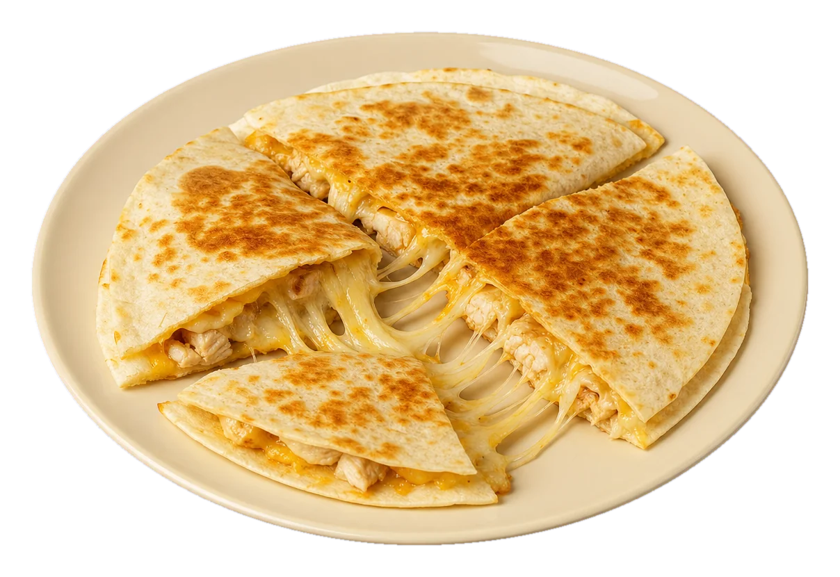 Chicken and Cheese Quesadilla