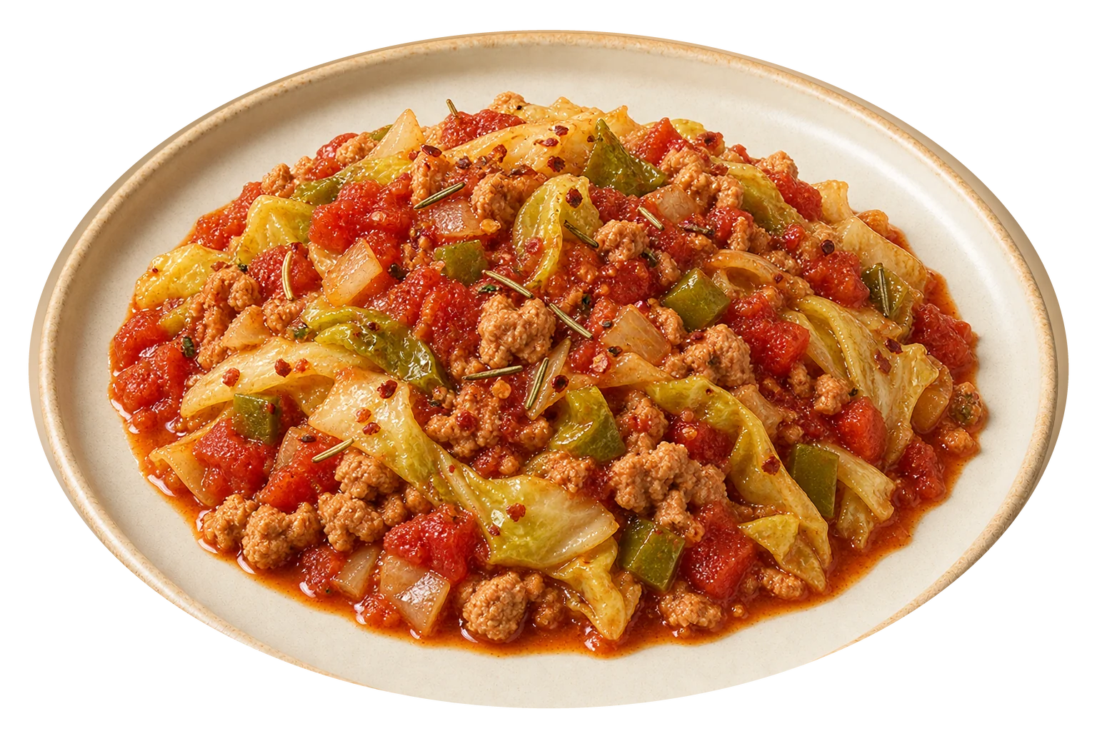 Ground Turkey and Cabbage Skillet