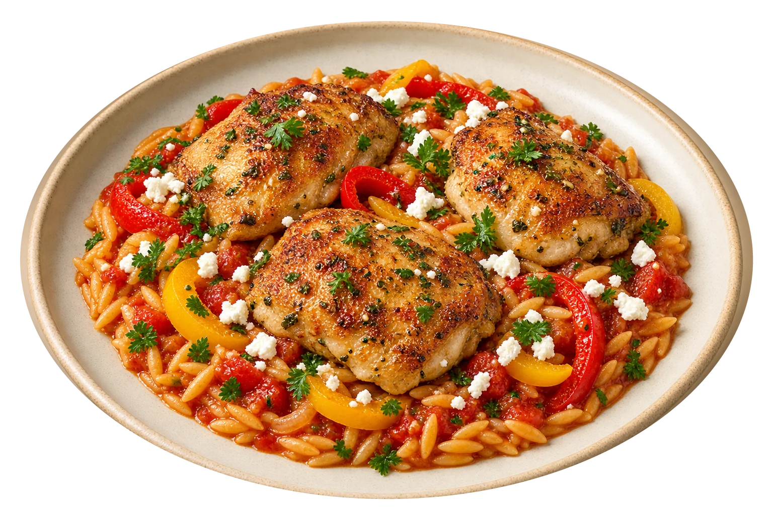One-Pan Chicken and Orzo