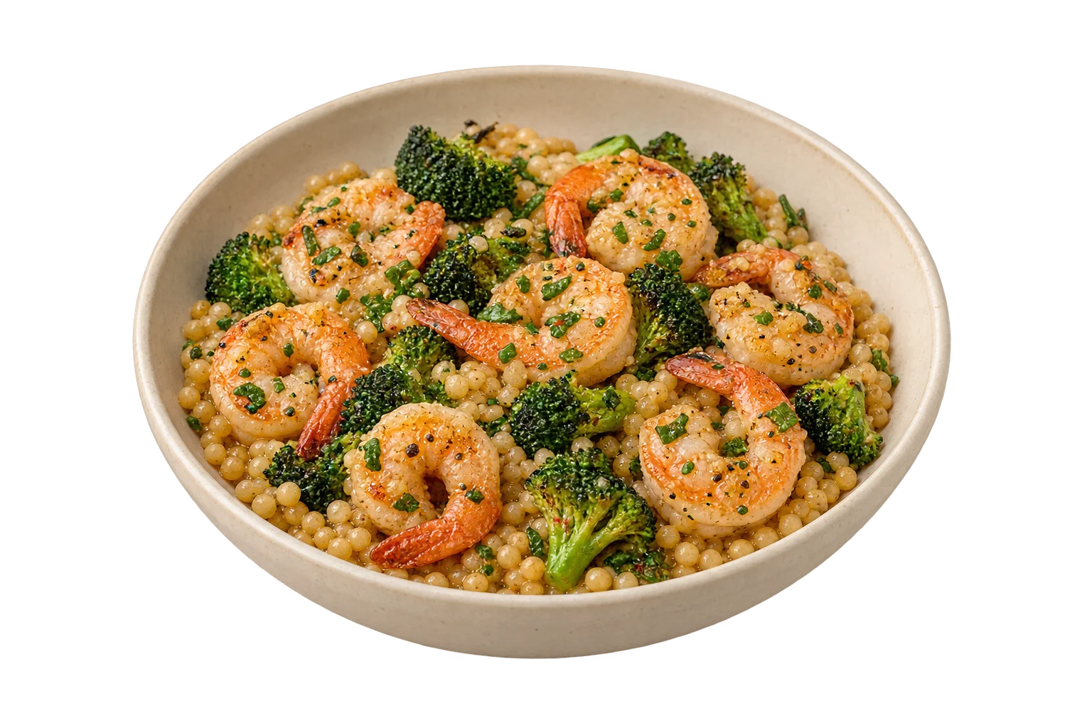 Garlic Butter Shrimp with Couscous