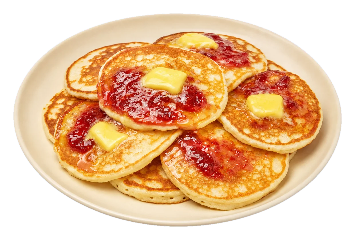 Homemade Pikelets