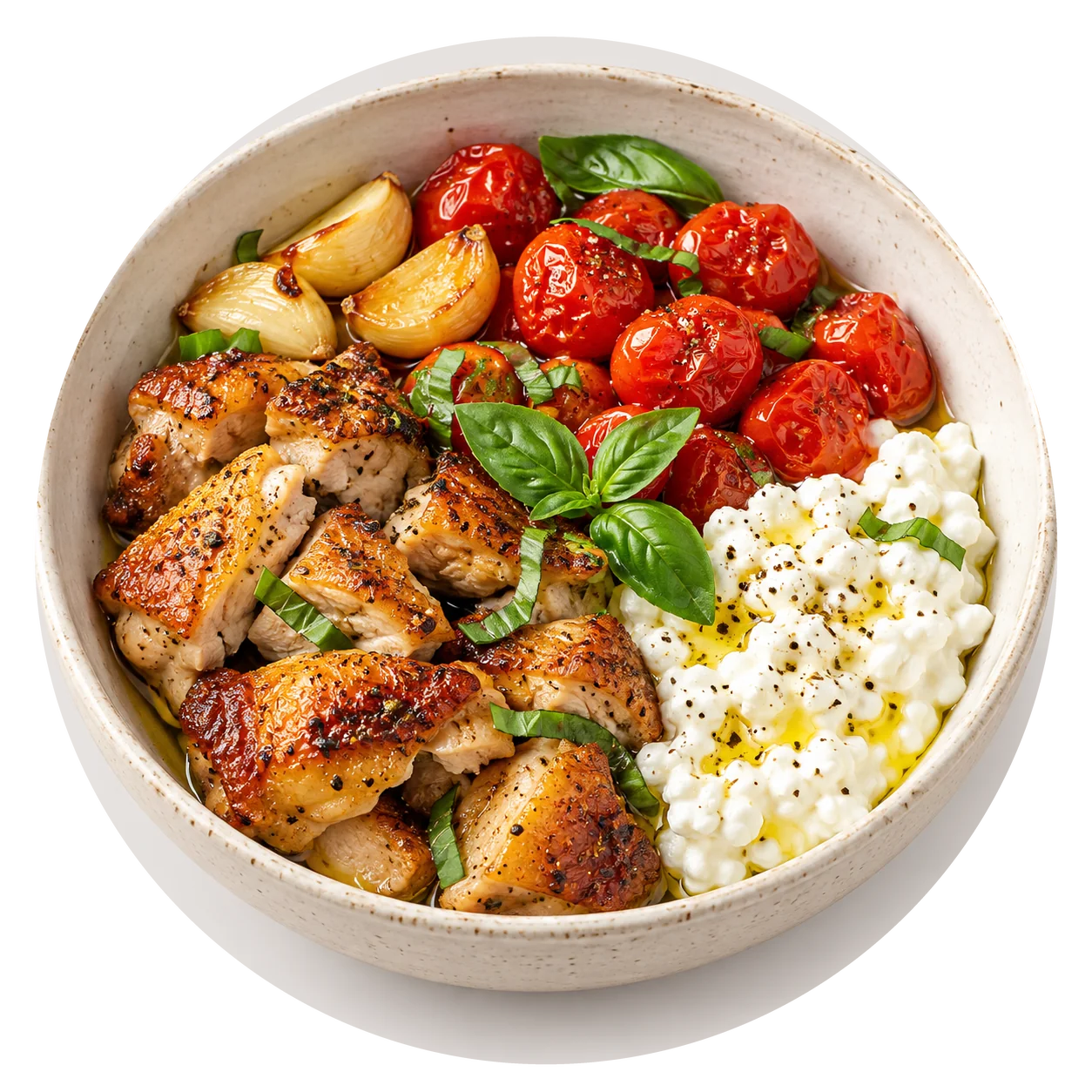 Cottage Cheese Chicken Bowl