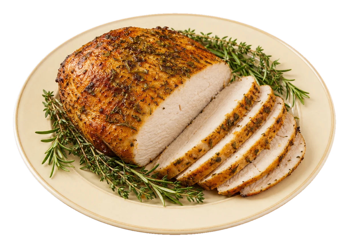 Air Fryer Turkey Breast with Herbs