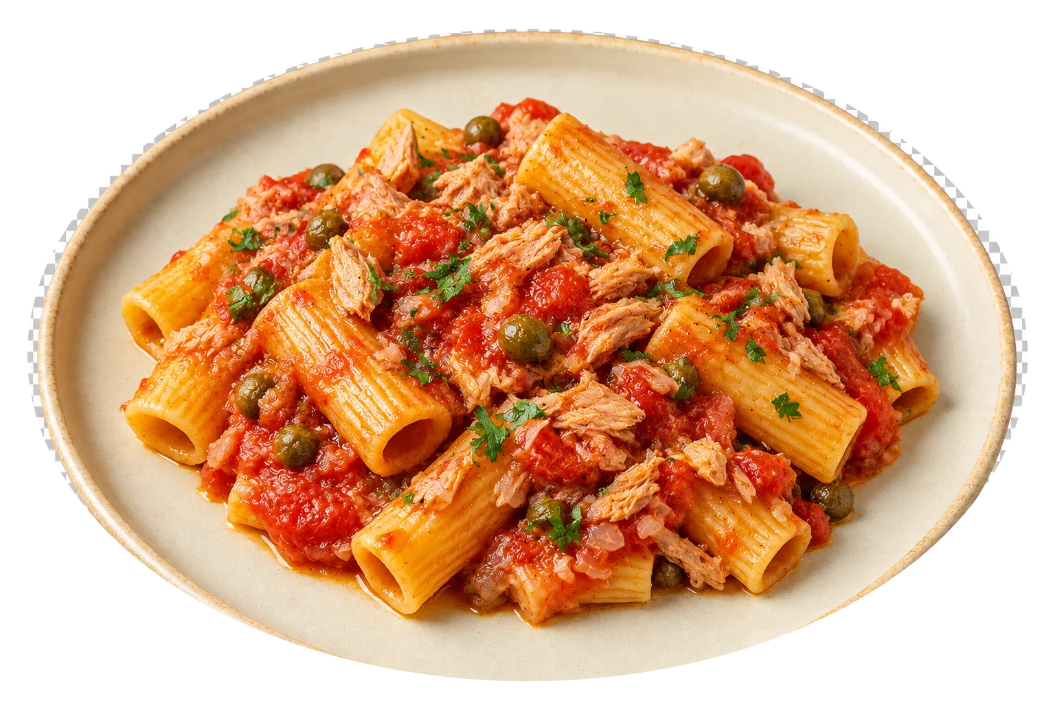 Quick Tuna Tomato Pasta