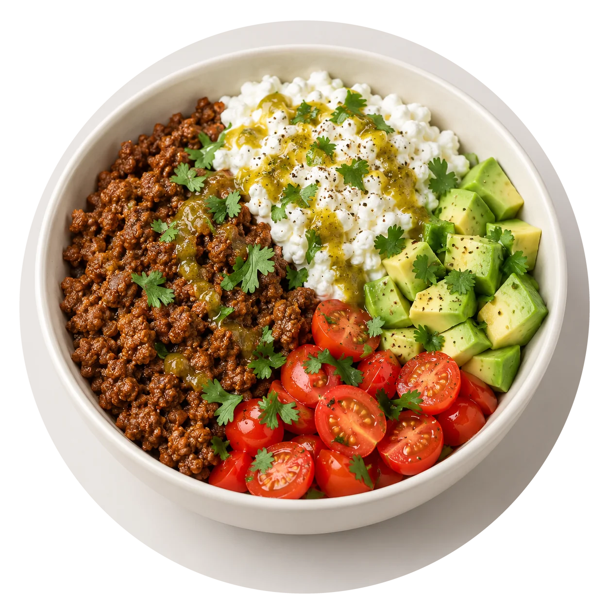 Cottage Cheese Taco Bowls