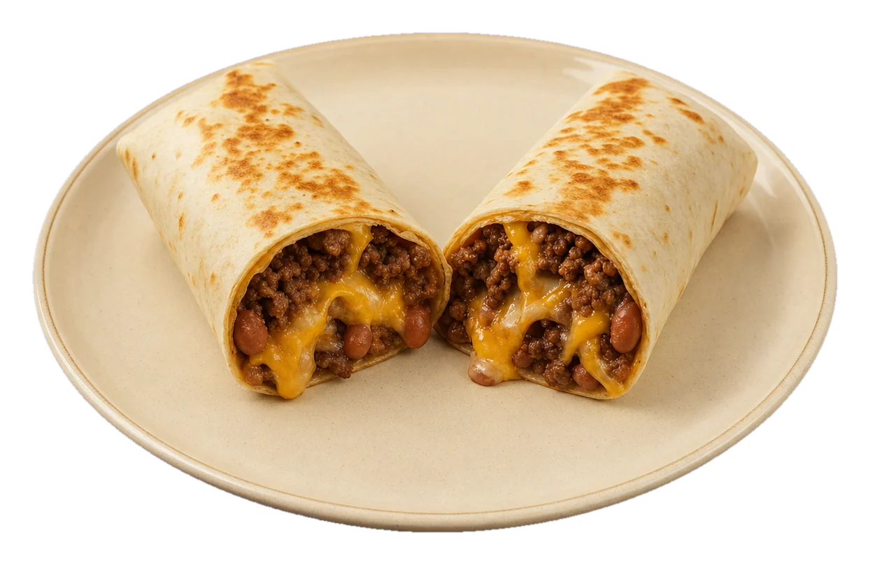 Beef and Bean Burritos