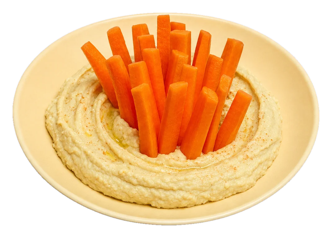 Carrot Sticks and Hummus