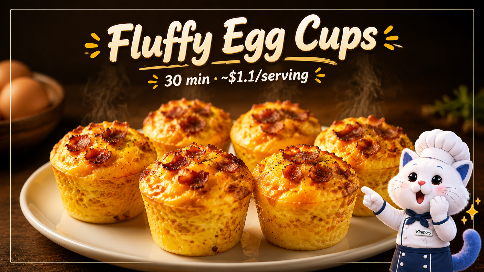 Fluffy Egg Cups