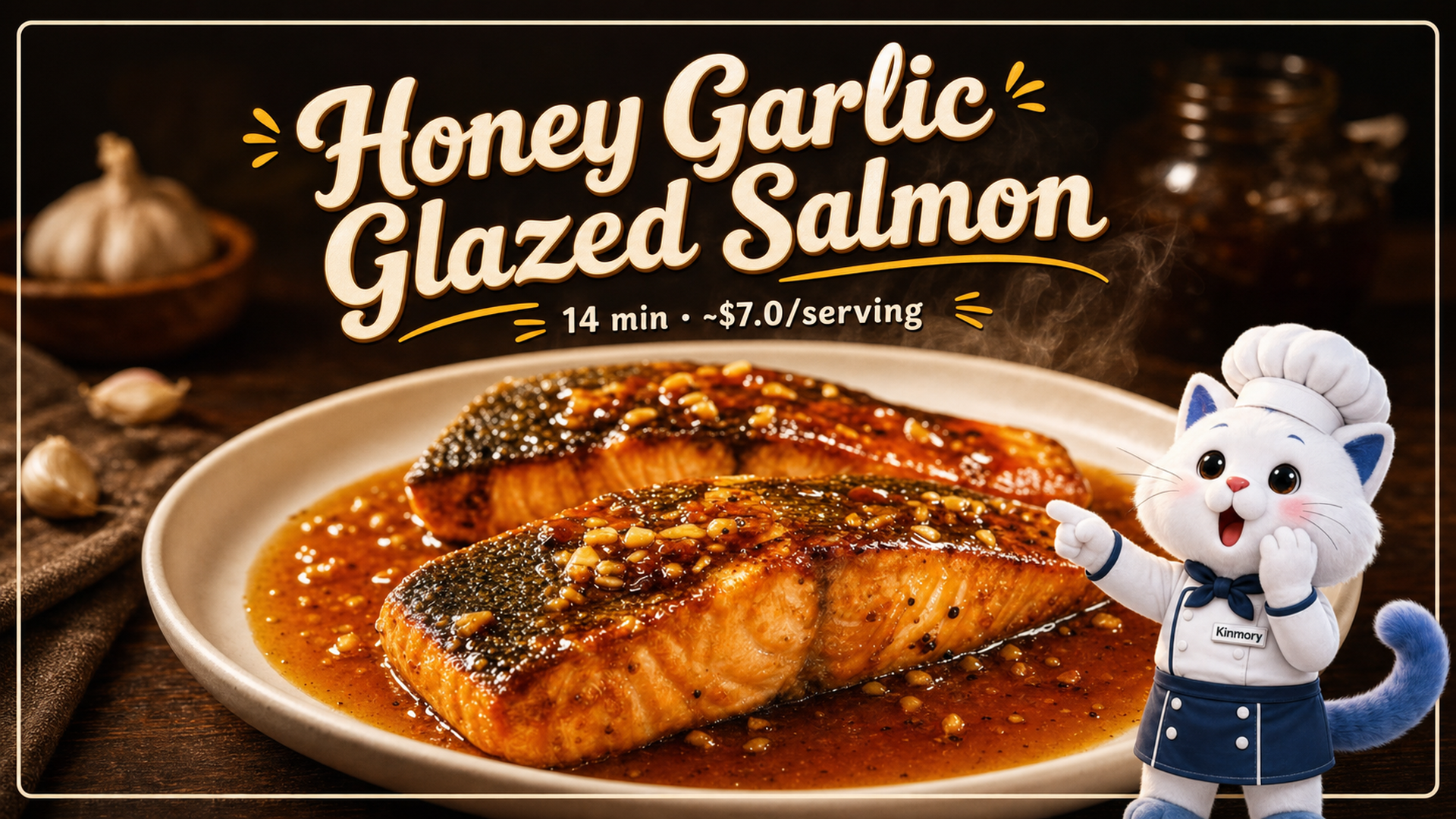 Honey Garlic Glazed Salmon